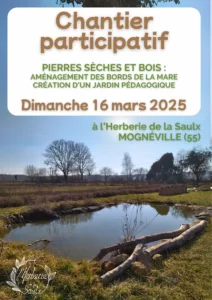 chantier participatif autour de la mare