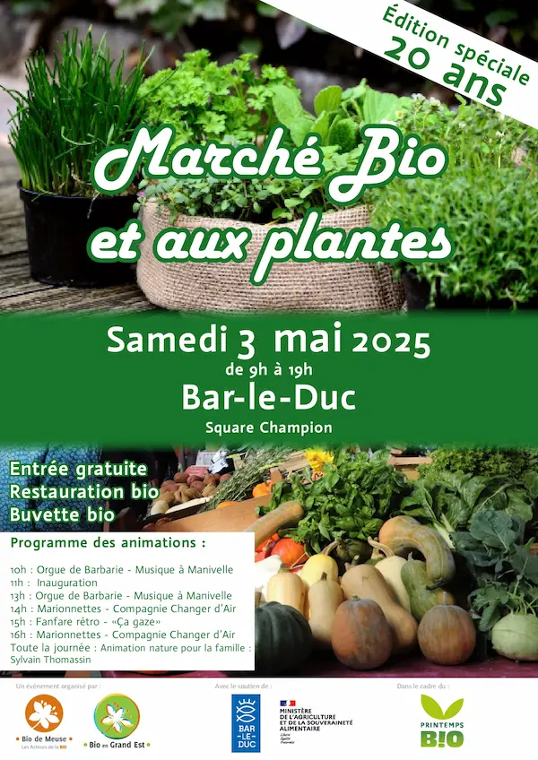 affiche marché bio bar-le-duc 2025