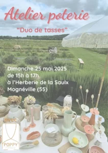 atelier poterie avec Poppy Pottery