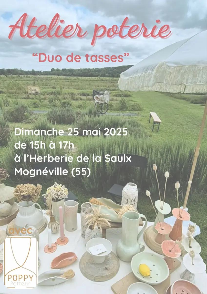 atelier poterie avec Poppy Pottery
