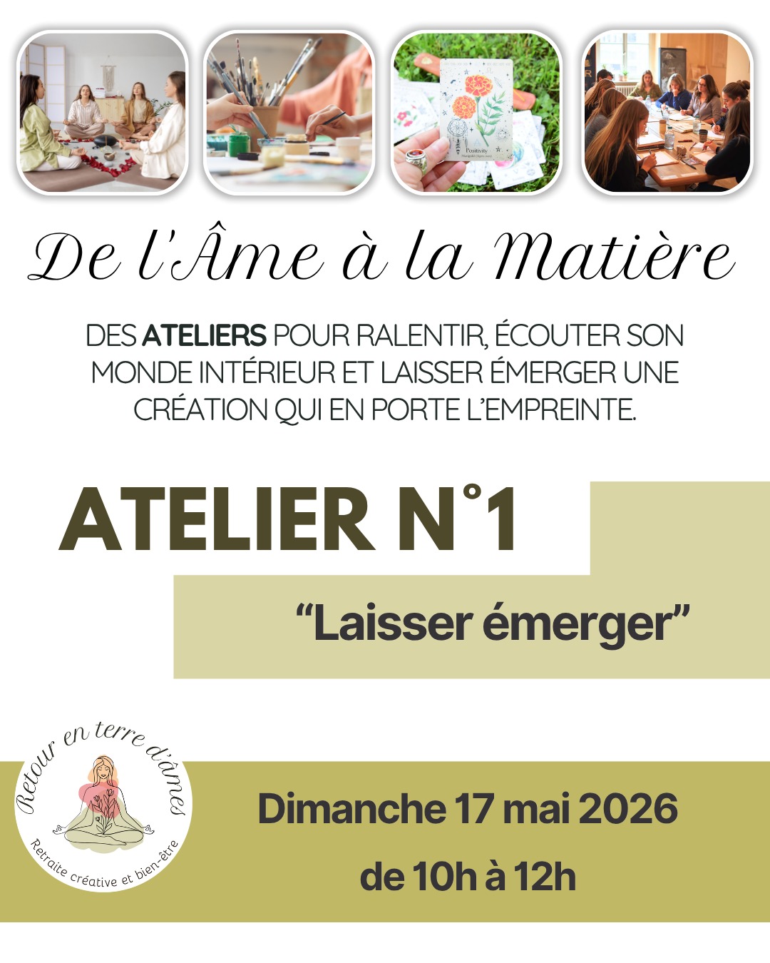 atelier de l'âme à la matière à l'herberie de la saulx