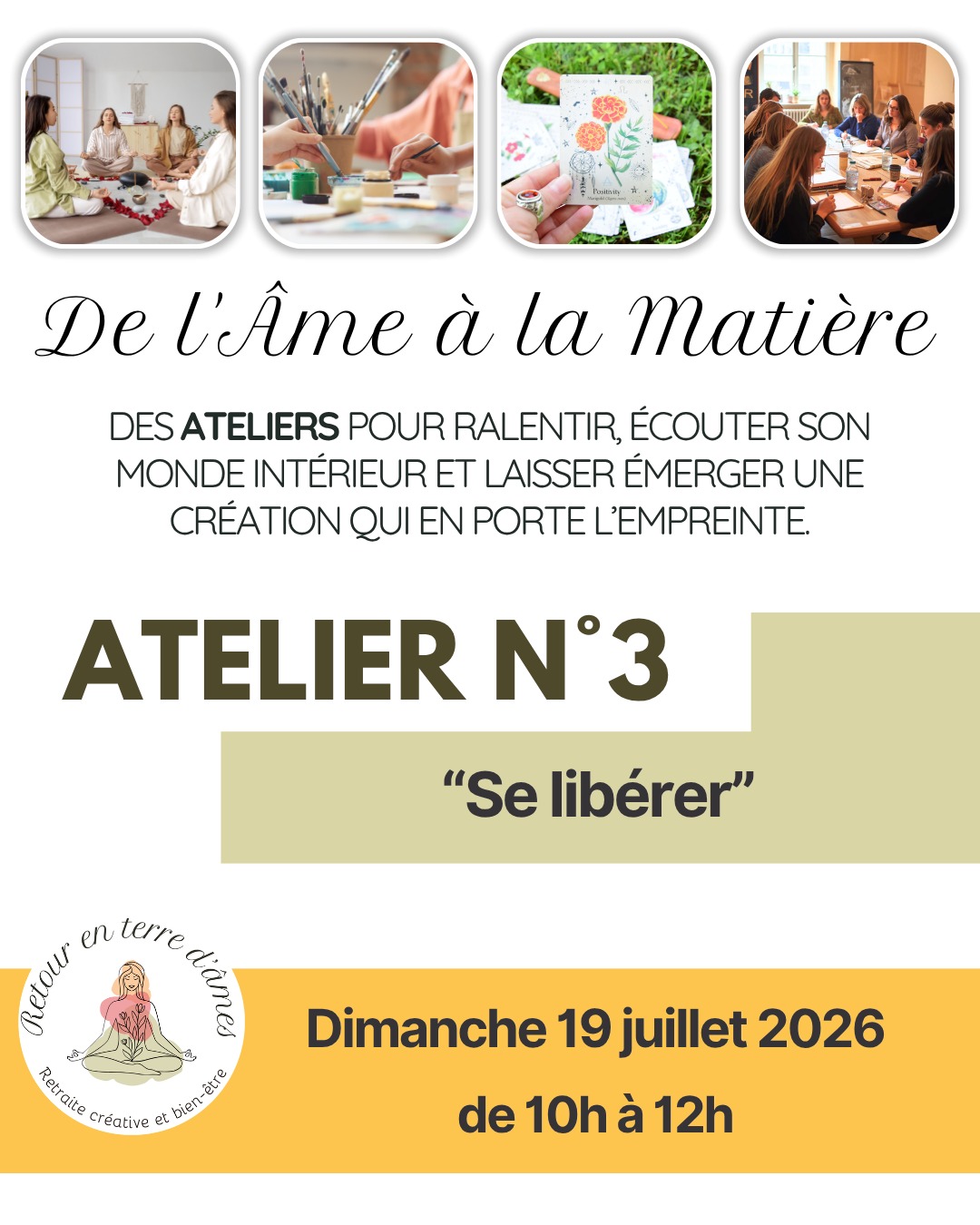 atelier de l'âme à la matière à l'herberie de la saulx