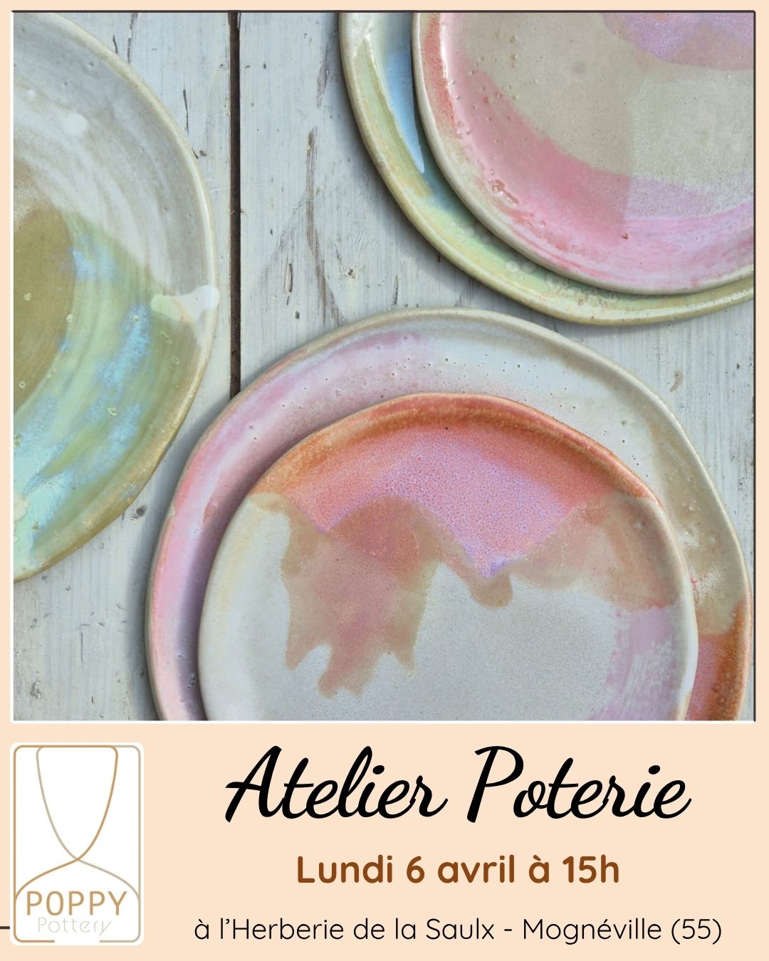atelier poterie à l'herberie de la saulx