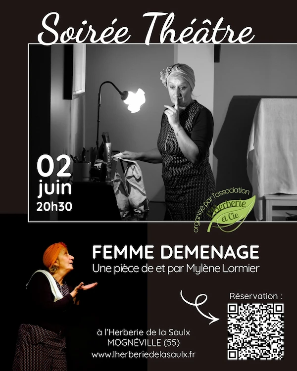 soirée théâtre à l'herberie le 2 juin 2026